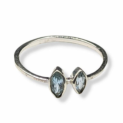 Ring Blue Topaz Sterling Silver | Earthworks