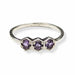 Ring Amethyst Sterling Silver | Earthworks