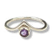 Ring Amethyst Sterling Silver | Earthworks