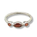 Ring Garnet Sterling Silver | Earthworks