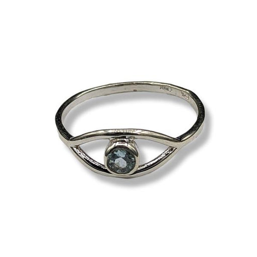 Ring Blue Topaz Sterling Silver | Earthworks