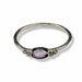 Ring Amethyst Sterling Silver | Earthworks