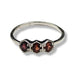 Ring Garnet Sterling Silver | Earthworks