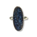 Ring Druzy Quartz Sterling Silver Size 8 | Earthworks