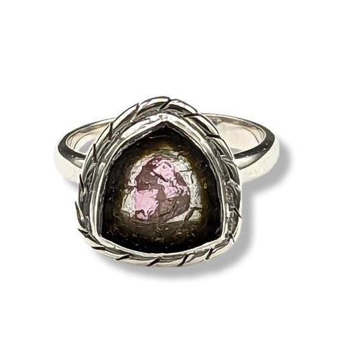 Ring Watermelon Tourmaline Sterling Size 7 | Earthworks