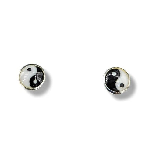 Earrings Yin Yang Sterling Silver Stud | Earthworks
