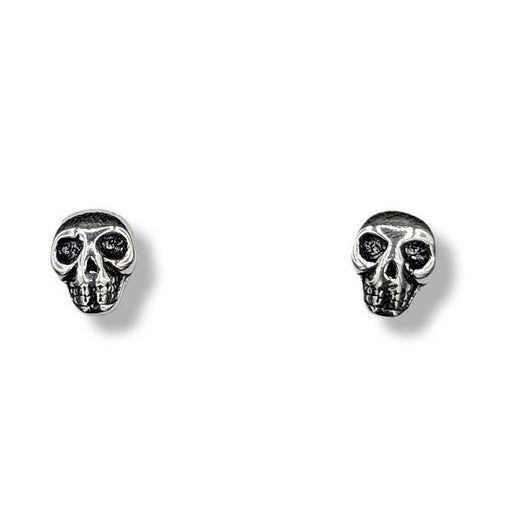 Earrings Skull Sterling Silver Stud | Earthworks