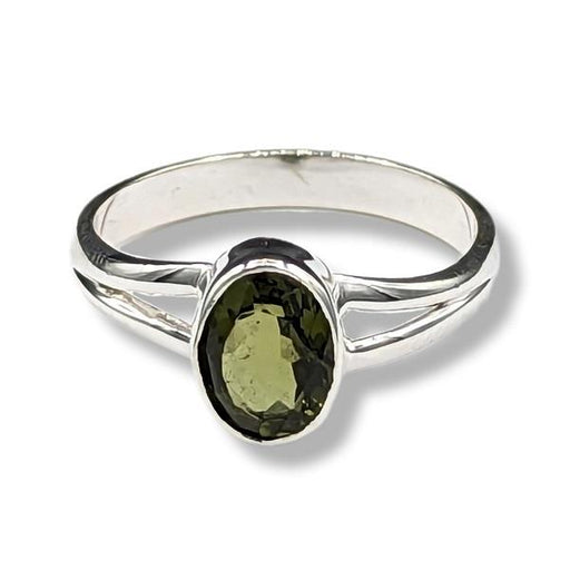 Ring Moldavite Sterling Silver | Earthworks
