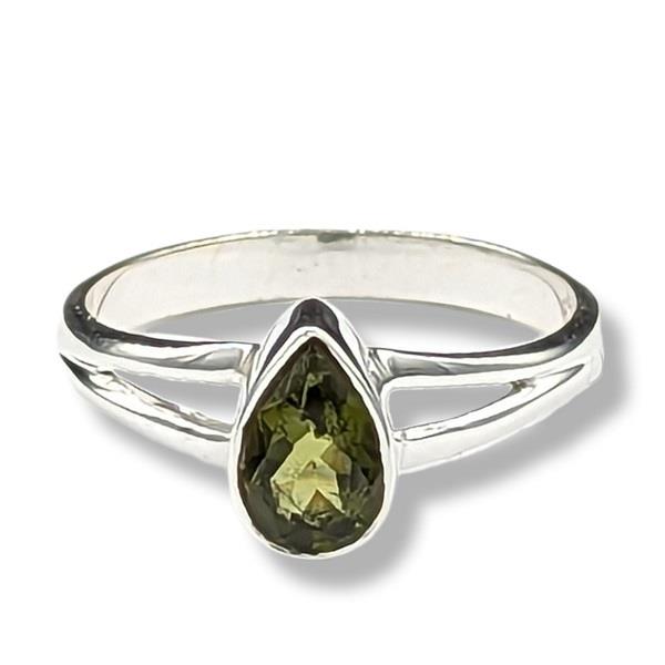 Ring Moldavite Sterling Silver | Earthworks