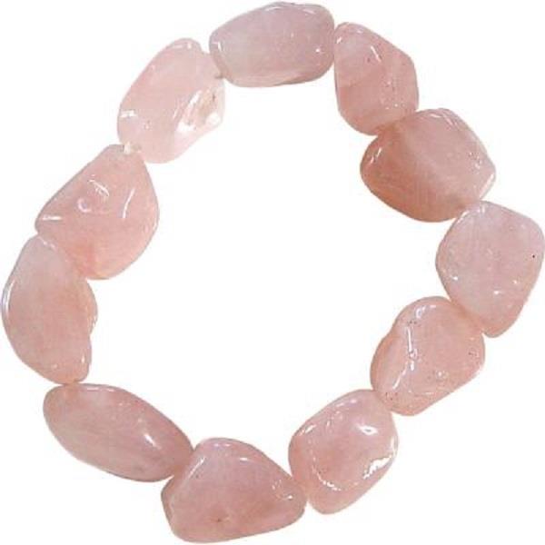 Bracelet Tumbled Stone Rose Quartz | Earthworks