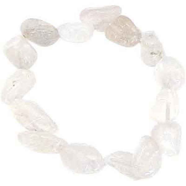 Tumbled Stone Bracelet Quartz Crystal