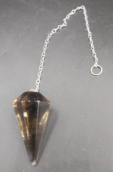 Pendulum Smokey Quartz Faceted
