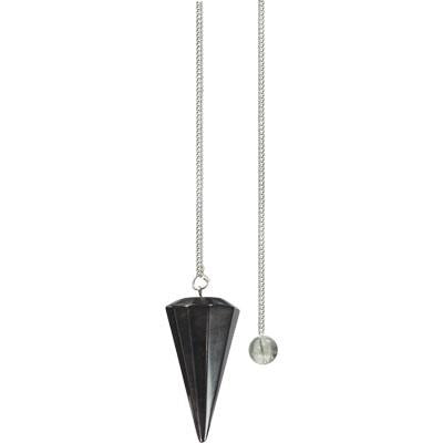 Pendulum Hematite Faceted | Earthworks 